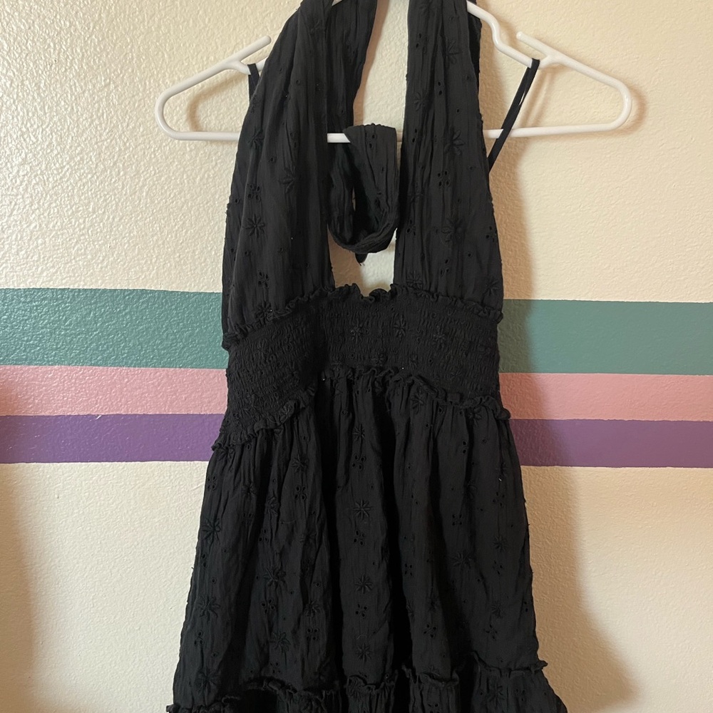 Black Halter Dress